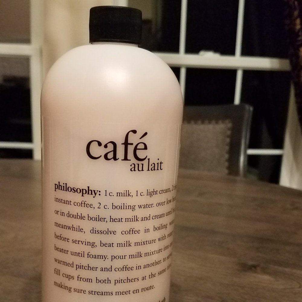 philosophy CAFE AU LAIT Shampoo Bubble Bath & Shower Gel Sealed